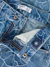 NAME IT Jeans Wide Rose Medium Blue Denim